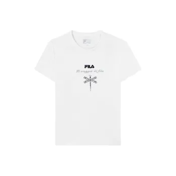 FILA Set in Sleeve T Shirt Women's White