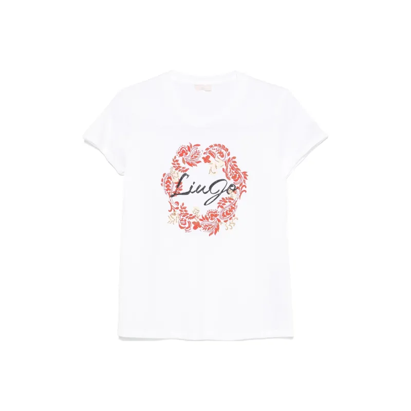 Liu Jo Logo print T shirt-0