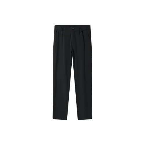 HLA Casual Pants Men's Navy Blue Pattern B5