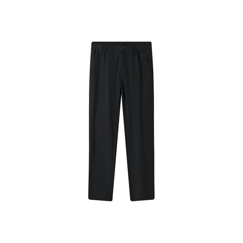 HLA Casual Pants Men's Navy Blue Pattern B5-0