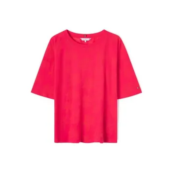 Tommy Hilfiger T Shirt Women's Rose Red