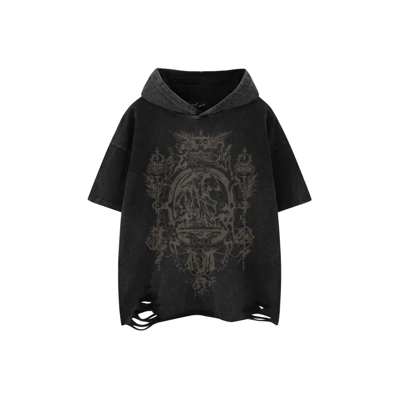 BEAR UNION Drop Shoulder Sleeve T Shirt Unisex-0