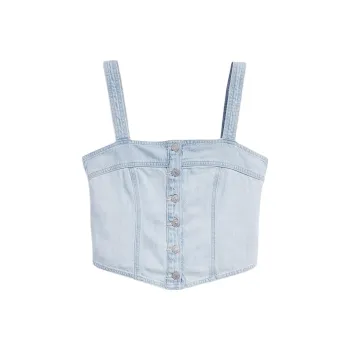 Levis Drea Denim Crop Top