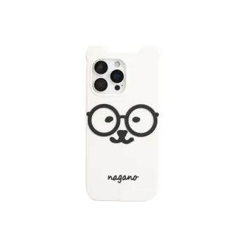 Wei Xin Silicone Material Black Glass Bear Phone Cases Compatible With IPhone 16/15 Pro Max/Apple 13/14 Pro/Max