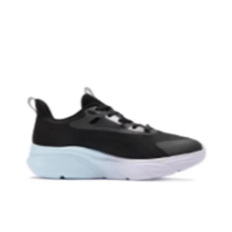 QIAODAN Slip Resistant Low Top Running Shoes Women's Black Purple-1