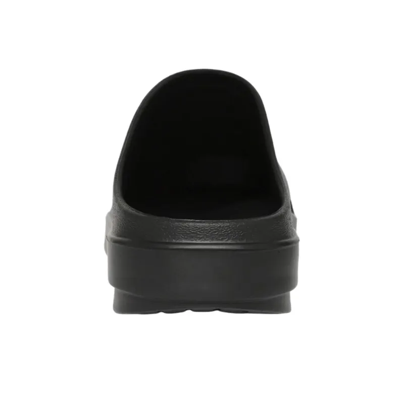 OOFOS Abrasion Resistant Closed Toe Slippers Unisex Black-4