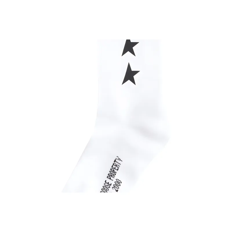 Golden Goose Mid Calf Socks Men's 1 Pack White-1