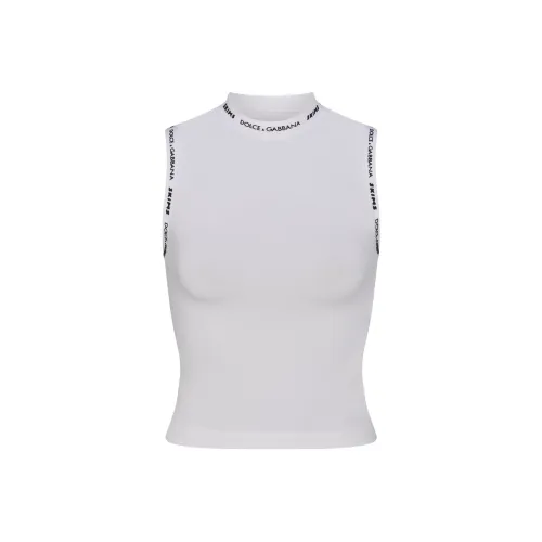 SKIMS x DOLCE&GABBANA FW24 Tank Tops Women's SNOW/Snow Color