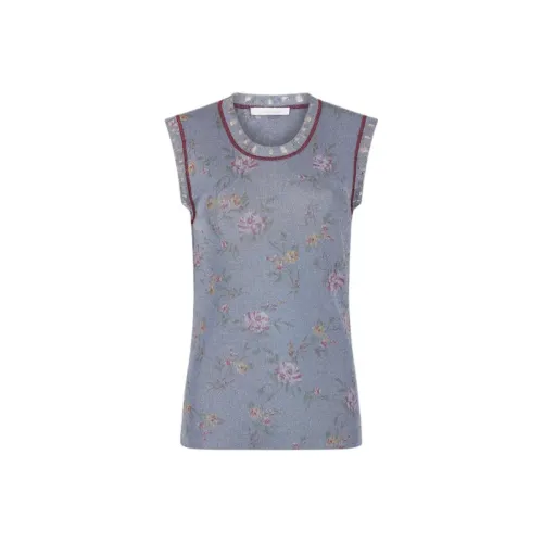 Paco Rabanne Floral print Tank Top