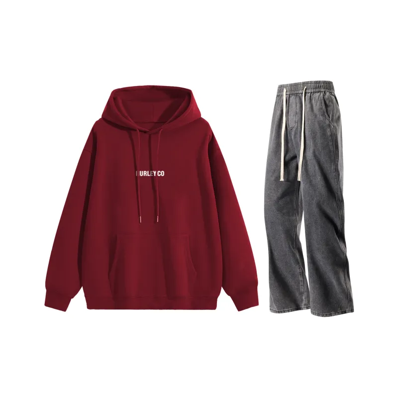 Hurley Sweatshirt Sets Unisex-8