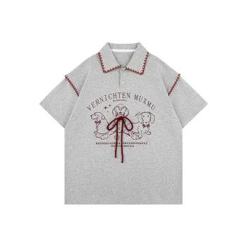 KYKW Drop Shoulder Sleeve T Shirt Women's Gray
