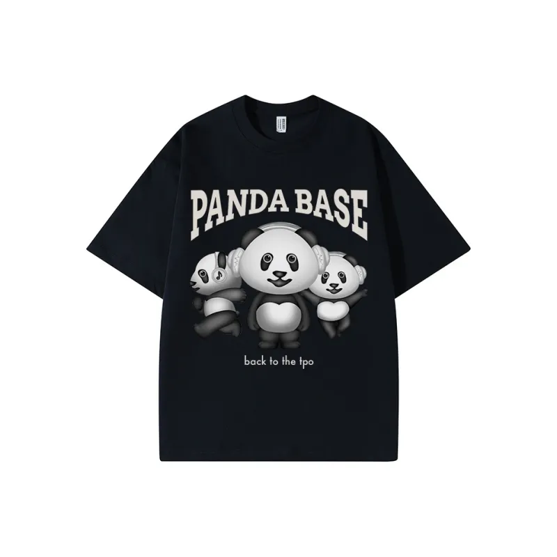 PANDA BASE T Shirts Unisex-2