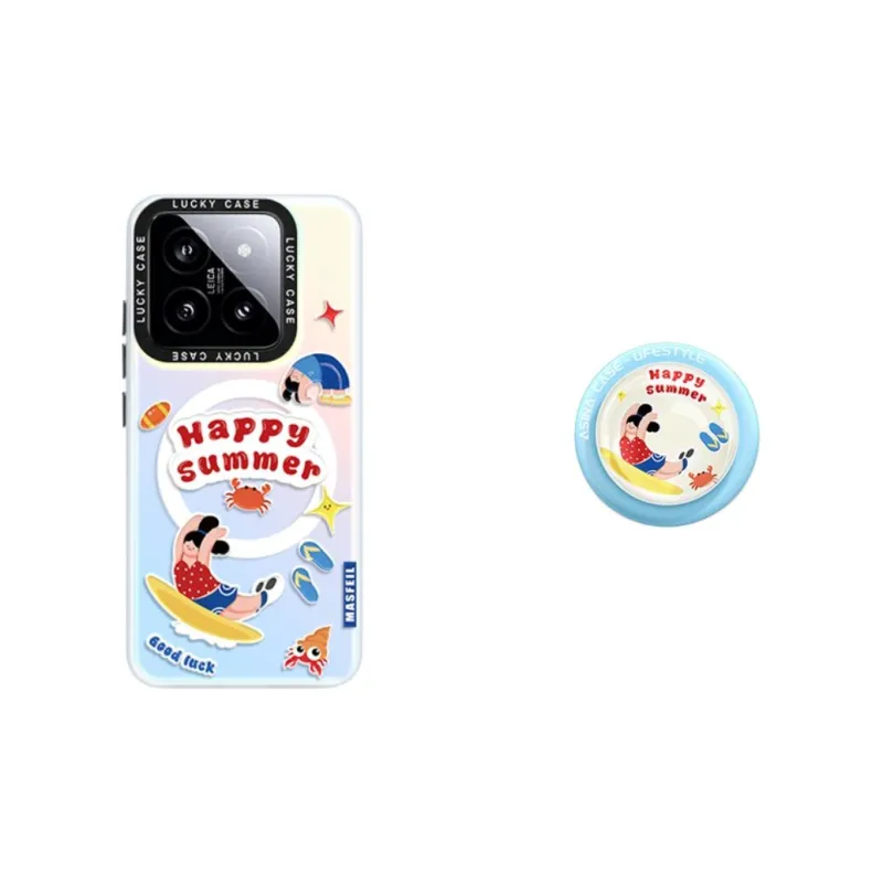 Marsfield Acrylic Material Laser Magnetic Case Active Girl Phone Cases Compatibility Xiaomi 15/14/13 Pro-5