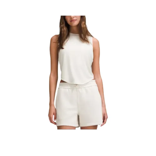 Lululemon CrewneckCropped Collection Tank Top Women's Bone White