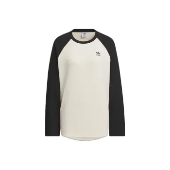 Adidas Originals Raglan Sleeve T Shirt Women's Wonder White/Black