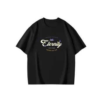 Cotton Gene Drop Shoulder Sleeve T Shirt Women's