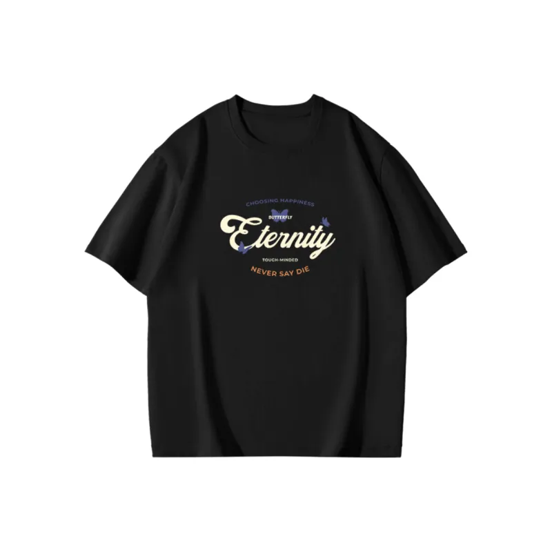 Cotton Gene Drop Shoulder Sleeve T Shirt Women's-0
