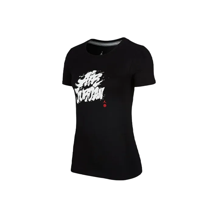 Jordan T Shirts Women's Black-0