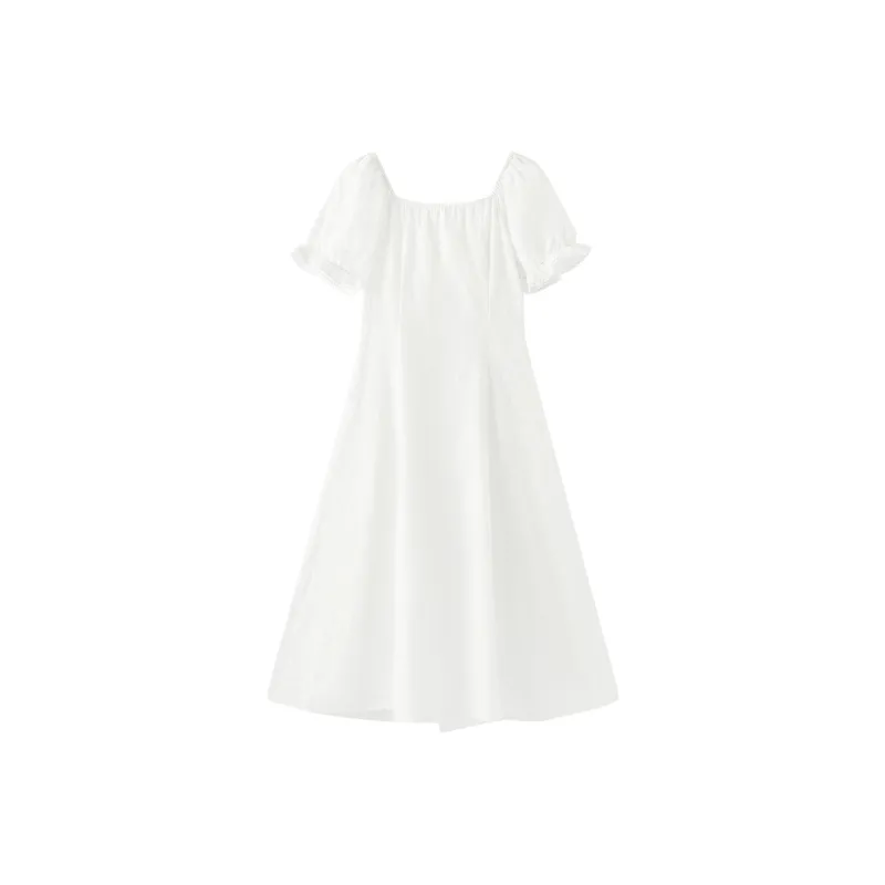 SEM/R Short Sleeved Dress Women's Ecru 10312-1