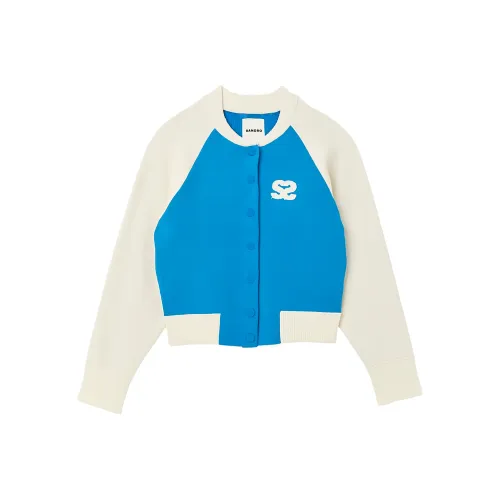 Sandro Crop Tops Women's Blue