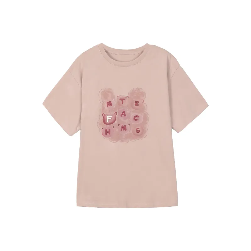 ERIRI T Shirts Women's Pink-0