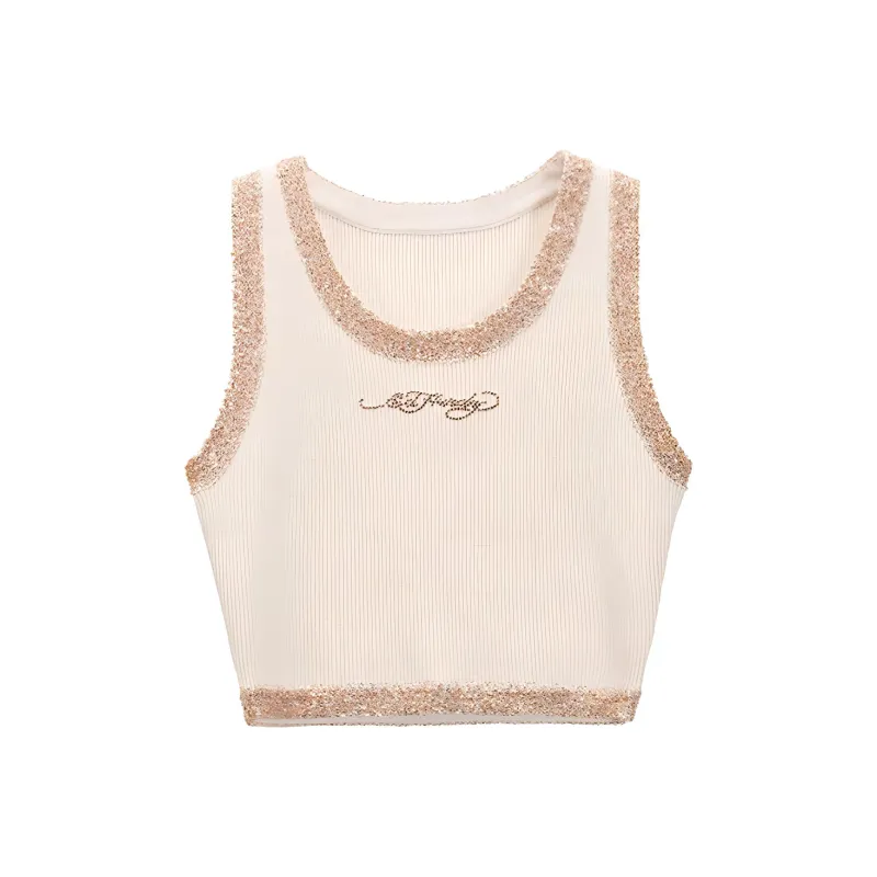 Ed Hardy FW24 Tank Tops Women's Almond-0