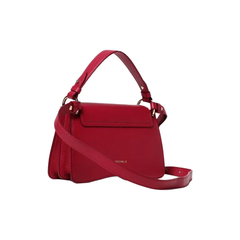 COCCINELLE Calfskin One Shoulder Handbag Women's Dark Red-1