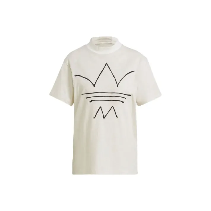 Adidas Originals Set in Sleeve T Shirt Women's Jade White-0