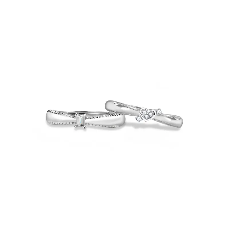 Quarqor S925 Silver Rings Unisex-0
