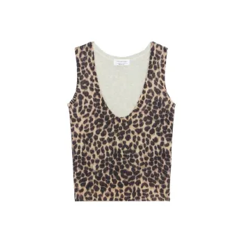 Blumarine Leopard print Tank Top