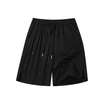 Jean West Casual Shorts Unisex Black