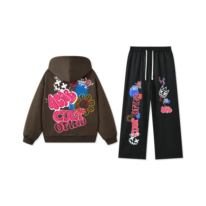 CULT OF INDIVIDUALITY Sweatshirt Sets Unisex-17