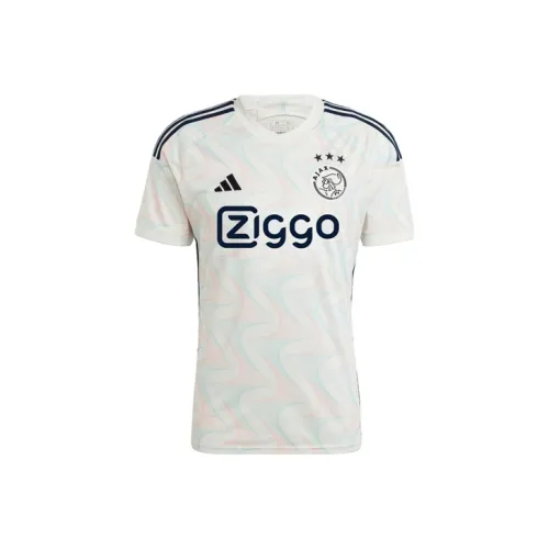 Adidas Ajax Amsterdam Soccer Jerseys Men Bright White
