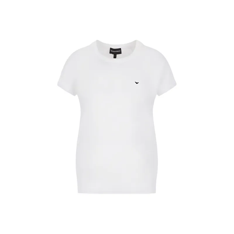 EMPORIO ARMANI Raglan Sleeve T Shirt Women's White-0