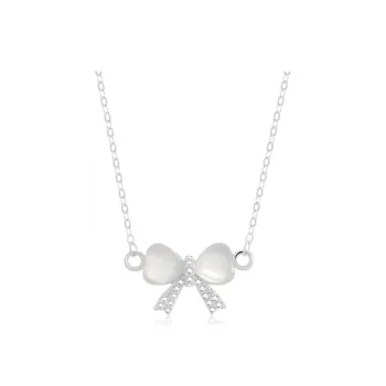 Yagu Glass Cat Eye Necklaces Women's