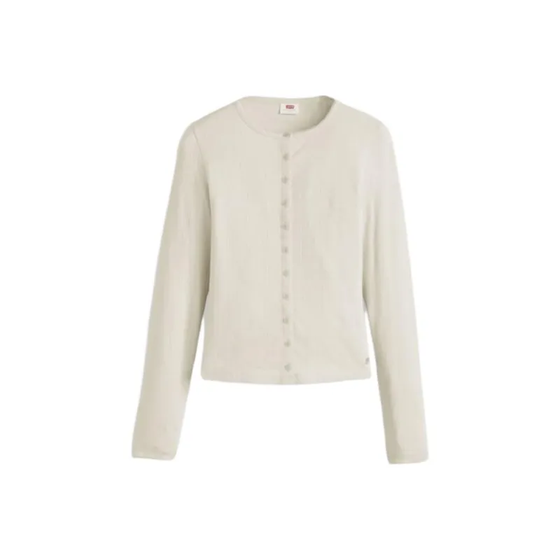 Levis T Shirts Women's Beige-0
