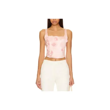 LOVESHACKFANCY Tank Tops Women's Pink