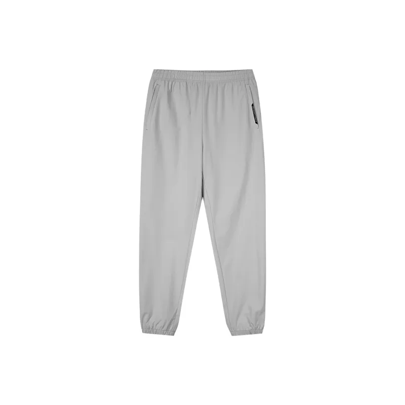 Tectop Casual Pants Unisex Silver Gray-0