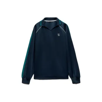 ZARA Raglan Sleeve T Shirt Women's Blue