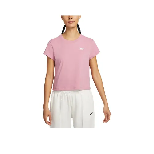 Nike Sportswear Club T Shirt Women's Elemental Pink/Color Palette