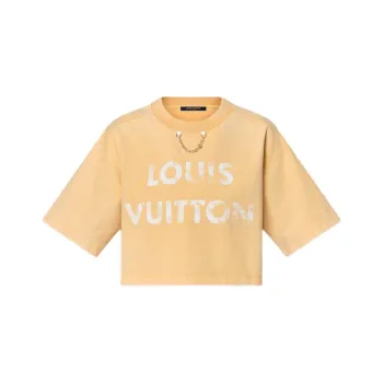 LOUIS VUITTON Vintage Effect LOUIS VUITTON Crop Top