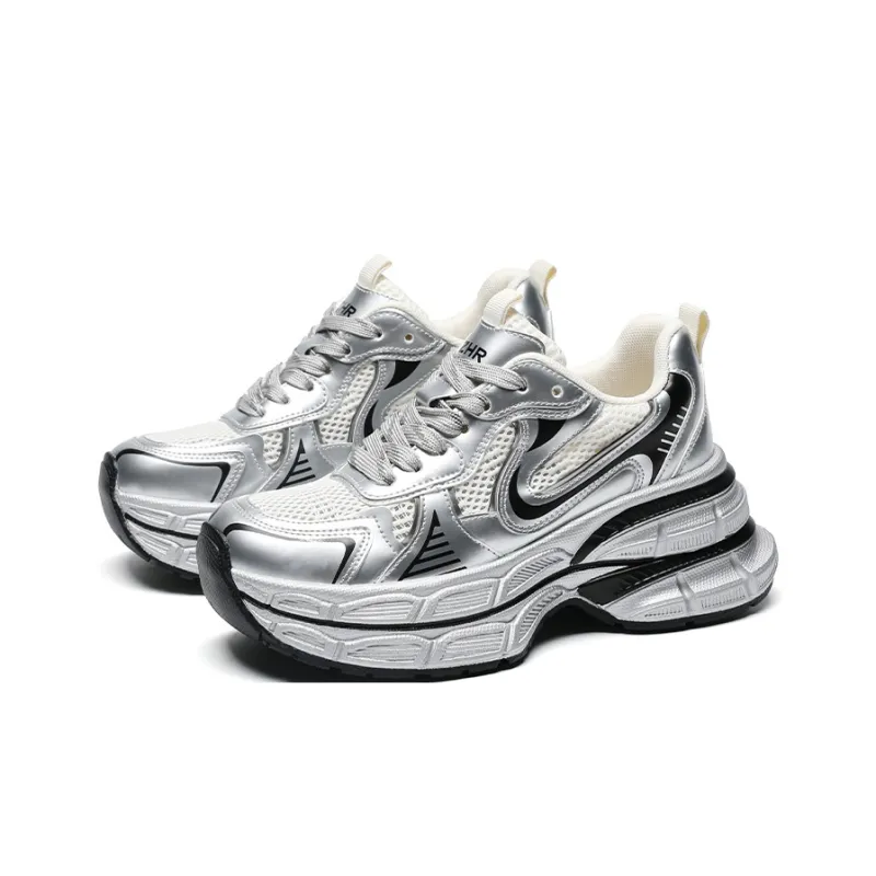 ZHR Super Star Era Cushioning Abrasion Resistant Coverage Lightweight Low Top Chunky Sneakers Women's-1