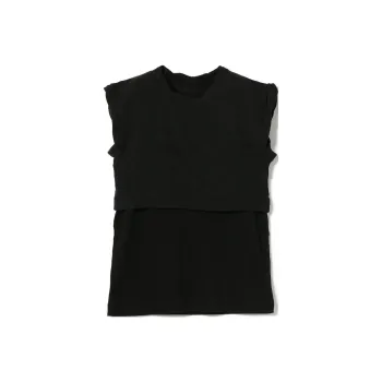 Beams Tank Tops Women's Black