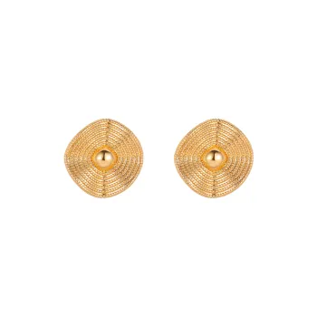 ONEKISS Gold Plated Copper Earrings Women's
