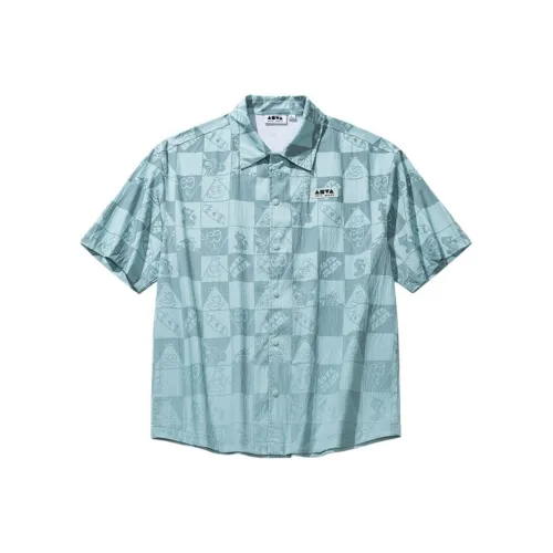 Anta Life Collection Shirt Unisex Sky Blue/All Over Print