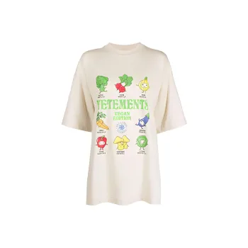 Vetements T-Shirts Women's Beige