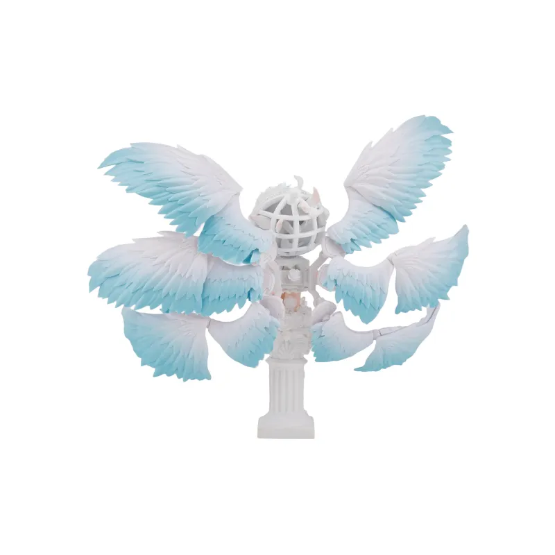 [Modified Doll] POP MART SKULLPANDA Photo Collection Six Winged Angel Hang Tag Box 18cm-8