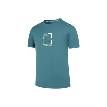 QIAODAN Sports Life Collection T Shirt Men's Imperial Summoning Cyan