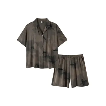 Sha Qian Pajama Set Women's Gray