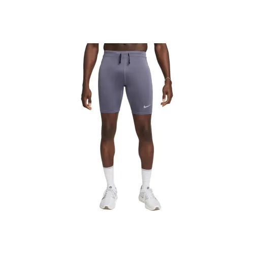 nike update Dri-FIT Brief-Lined Running 1/2-Length Tights Sports Shorts Men's Purple